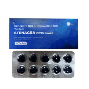 Stenagra Super Power (Sildenafil + Dapoksetyna – Tabletki)